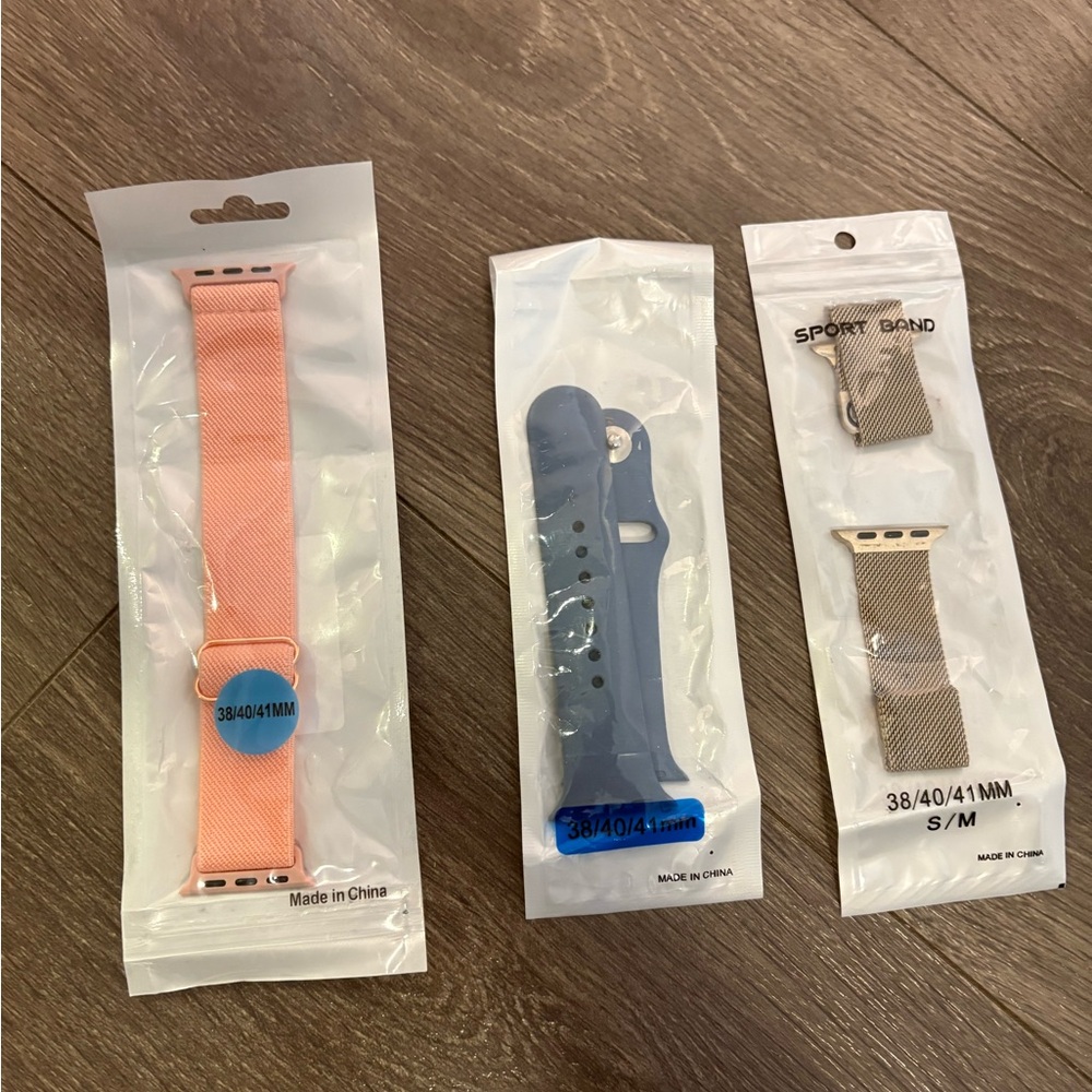 Set of Three Apple Watch Bands